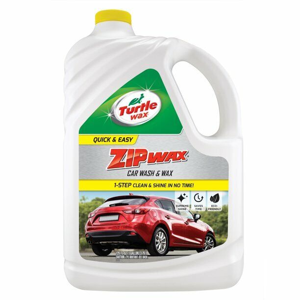 Turtle Wax T-78 Zip Wax Quick and Easy Car Wash and Wax, 1 Gallon Free Shipping