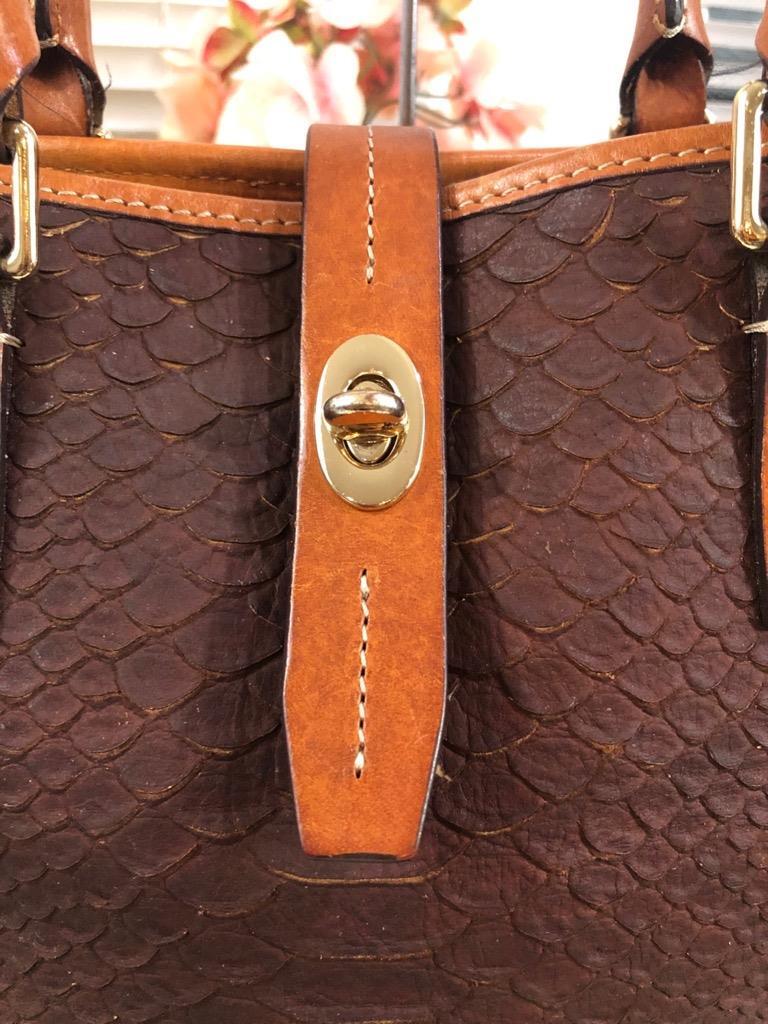 Dooney & Bourke Claremont Python Medium Cayden BA… - image 3