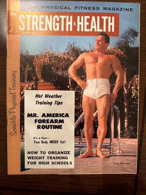 Strength & Health August 1959 Terry Robinson 