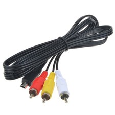 Mini USB To 3 RCA AV Audio Video Cable For Canon 510 HS 1000 HS 1100 HS Camera