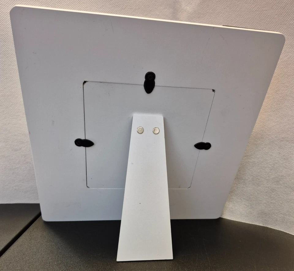 Marco de fotos de madera rústico de bandera americana de 4,5"x4,5" foto - estrellas de metal - usado en excelente estado Foto 4 de 4