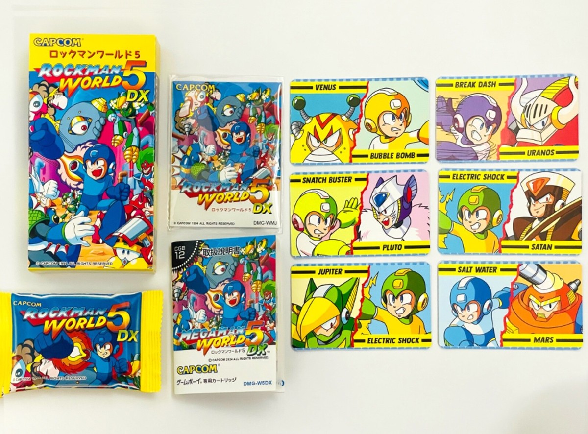 Rockman world5 game(Megaman World 5)/ Gameboy Advance / Rare Rockman world5 game(Megaman World 5)/ Gameboy Advance / Rare
