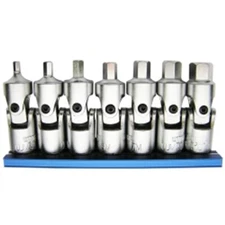 VIM Tools 7-Piece Universal Joint Metric Hex Driver Set, 3 mm - 10mm VIMUJM400