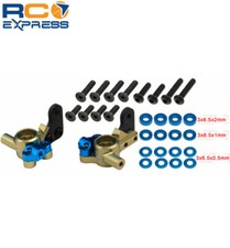 Hot Racing Associated B7 Aluminum 4mm Adjustable KPI Steering Block AB721H4