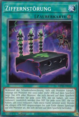 Ziffernstörung MP23-DE143 Common  25th Anniversary Tin: Dueling Heroes Yugioh