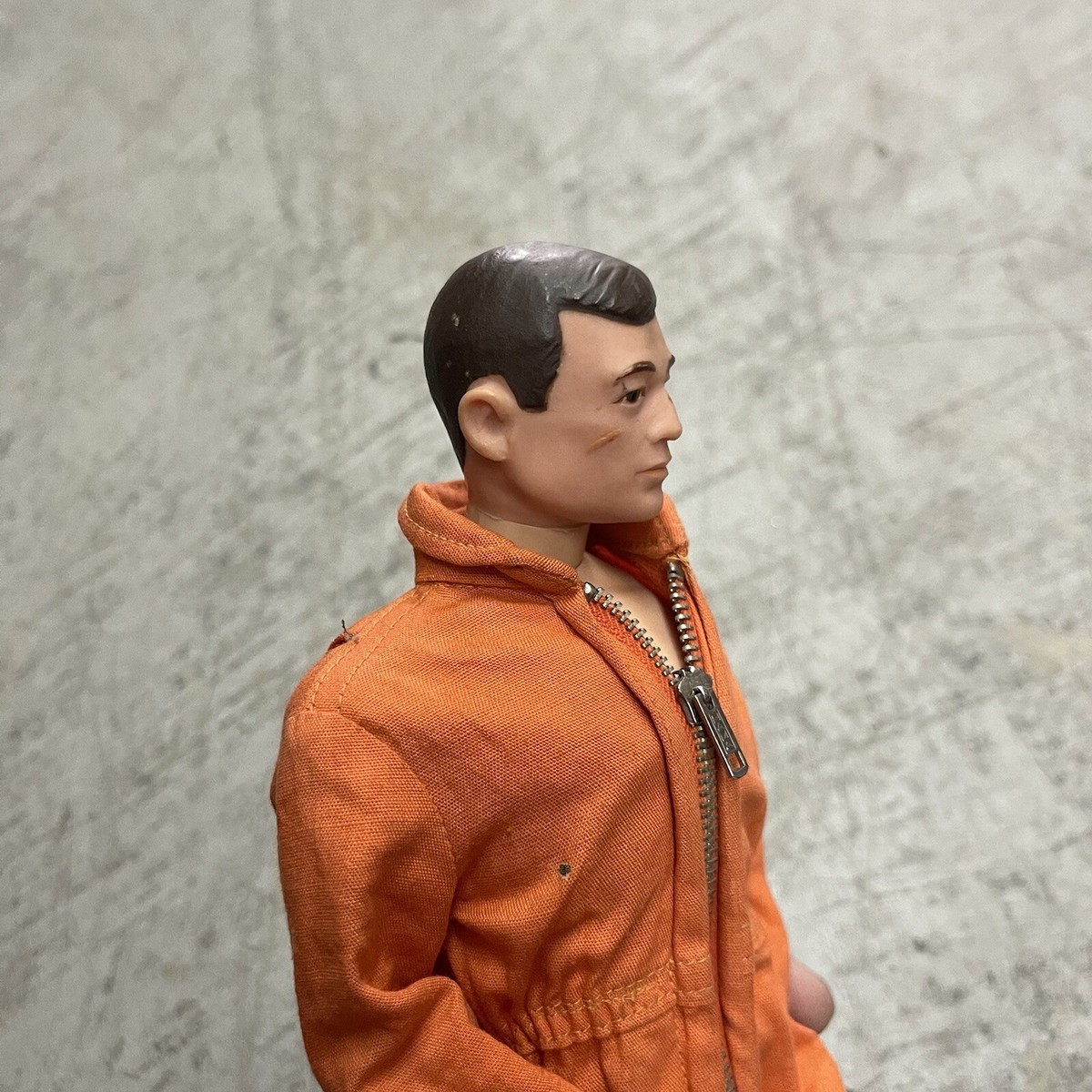 Vintage 1964 Hasbro GI Joe Pilot Suit Orange Scar | eBay