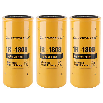 3 Pcs Brand New Oil Filter Replace 1R-1808 275-2604 P551808