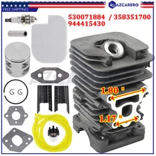 Cylinder Piston Kit For Poulan P3314 P3416 P3816 P3516PR Chainsaw 530071884 41mm