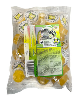 Dragon Jelly Food Fruchtnektar - Sorte: ORANGE PINEAPPLE - Menge: 50 Stück