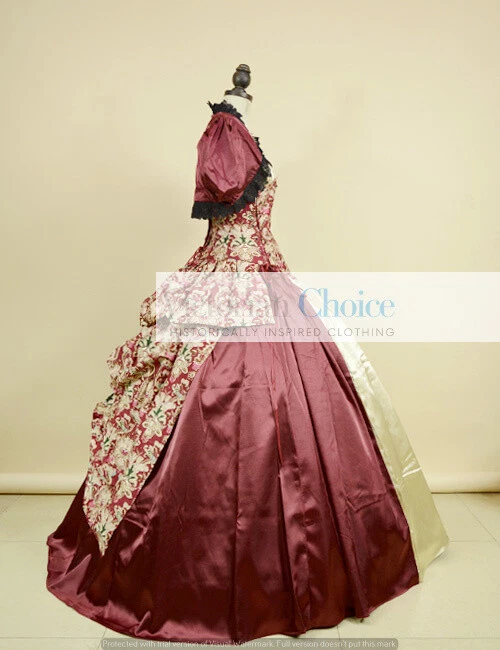 Floral hot sale victorian dress