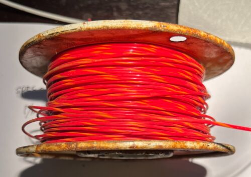 Thermax 20awg Silver plate, hi temp. Hook Up Wire Red  300 ft. spool - Afbeelding 1 van 3