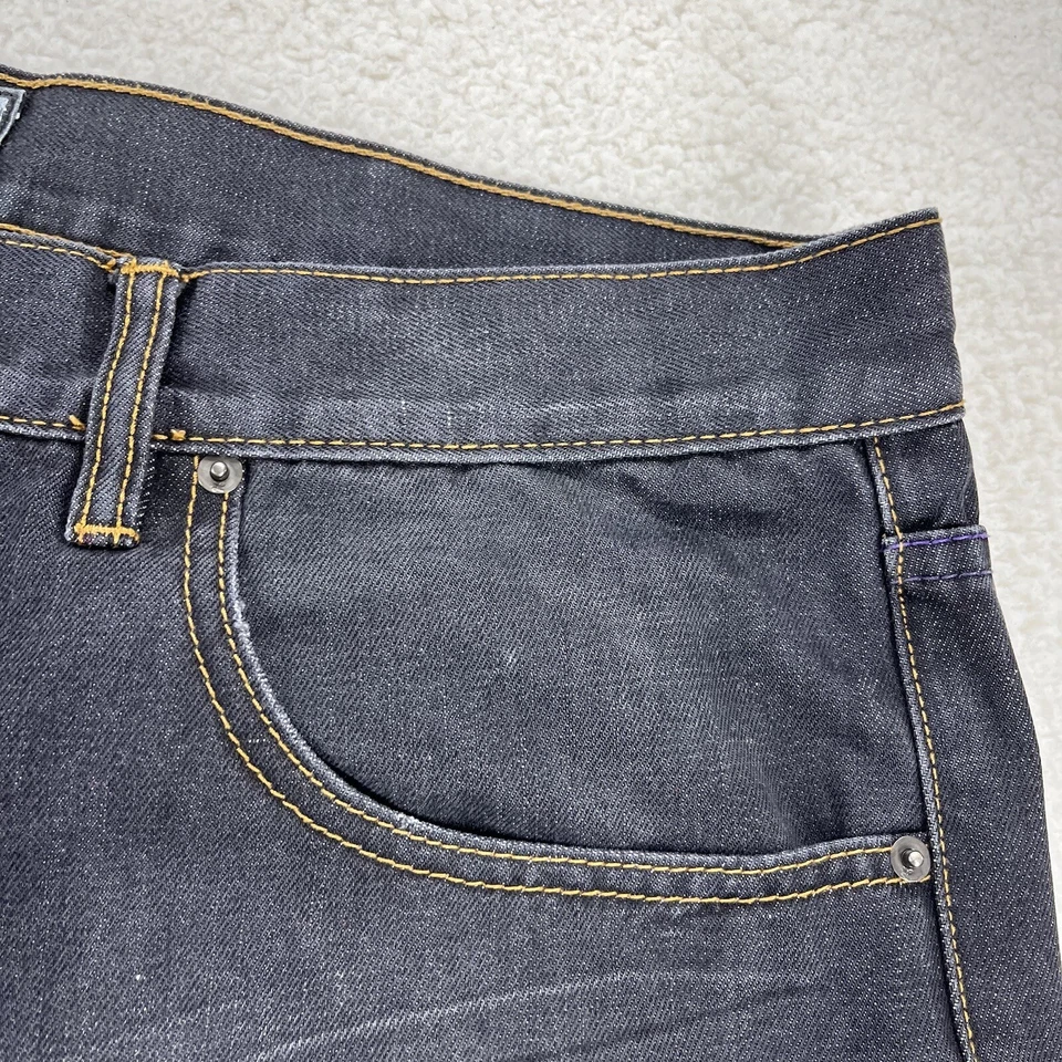 Pantalones de mezclilla Lifted Research Group para hombre 38 grises LRG adultos hombres Foto 4 de 4