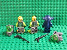 Lot LEGO Manta Warrior + Atlantis Diver 8077 8073 Atlantis Minifigures MD9