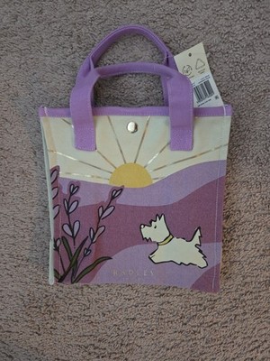    Radley London    Small Open Top Tote Bag Purple Sun Dog  W11