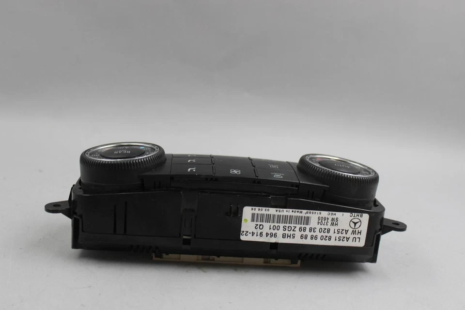 Control de temperatura 251 tipo R550 delantero compatible con 07-08 MERCEDES CLASE R 37426 Foto 3 de 4