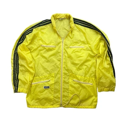 adidas vintage Jacke Gr. M 5 70er Regenjacke Trainingsjacke 80s Nylon AJ4 - Bild 1 von 4
