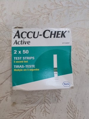 Accu-Chek Test Strips  2 X 50 Box (100 total) Delivery from USA 