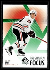 2025-26 SP Authentic Freshman Focus Green Colton Dach