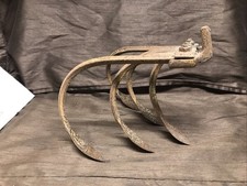 Vintage Old 5 TINE Push Plow CULTIVATOR GARDEN ATTACHMENT Garden Art