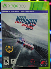 Need for Speed: Rivals (Microsoft Xbox 360, 2013) Complete in Box w/Movie Ticket