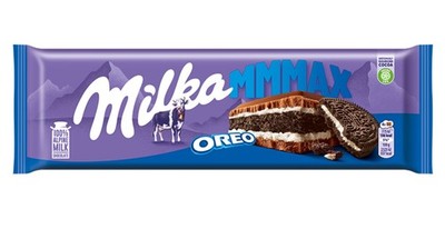 Milka MMMAX Oreo Schokolade 300g - Schoko Kekse und Vanillecreme Füllung