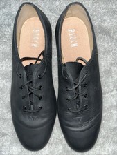 Block Men  s Black Tap Shoes New 10 flaws