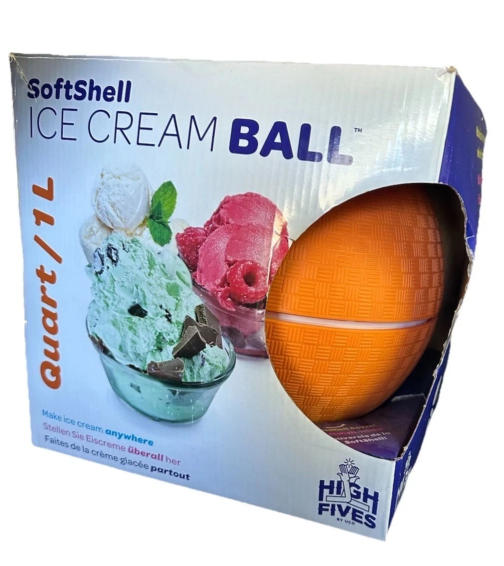 Yay Labs UCO SoftShell Ice Cream Ball Maker 1 Qt Orange Fun Kitchen Gadget
Opens in a new window or