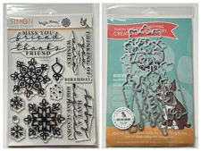 Simon Says Stamp Waffle Flower 2022 Stamptember Winter Crystals Stamps & Dies