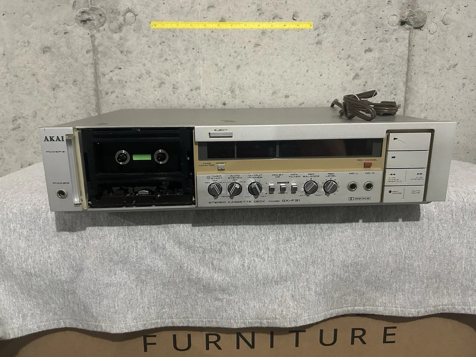 AKAI GX-F31 GXF31 DRIVE DIRETO GRAVADOR DECK DE FITA CASSETE ESTÉREO REPOSIÇÃO E REPARO - Imagem 2 de 4