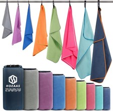 2 Pack Microfiber Camping Towels, Quick Dry Towel, Super Absorbent Ultra Compact