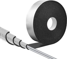 Pipe Insulation Tape Roll 2 Wide 32.8 Ft Foam and Foil Pipe Wrap Cold Hot Water