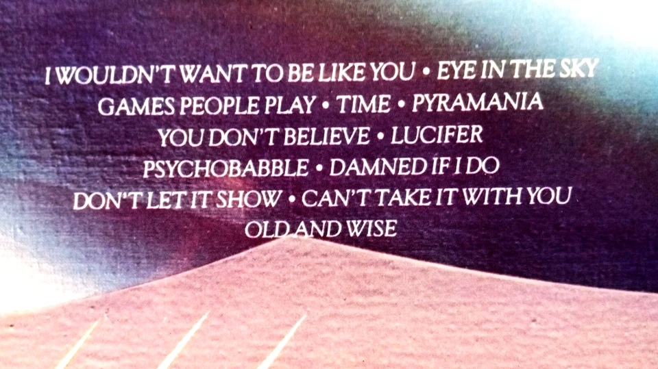 (NEW) ALAN PARSONS PROJECT "BEST OF" (RARE VINYL / 1ST REL-1983/ MINT/MINT) - Image 3 of 4