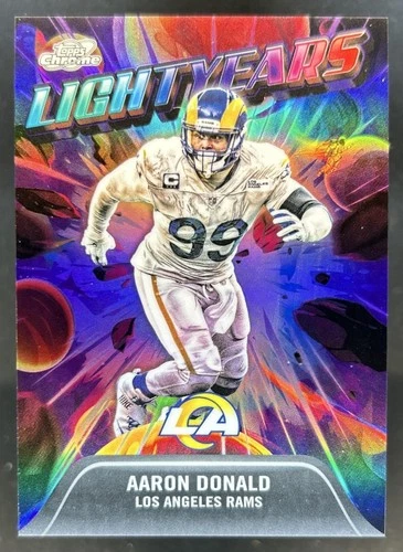 2025 Topps Cosmic Chrome Aaron Donald Base (RAW)