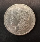 1880 Plain Morgan Dollar AU Frosted