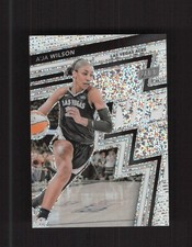 2025 Panini National Convention Gold Pack VIP #6 A'ja Wilson White Sparkle SSP