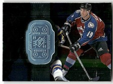 1998-99 SPx Finite #22 Joe Sakic #/9500 Colorado Avalanche SN