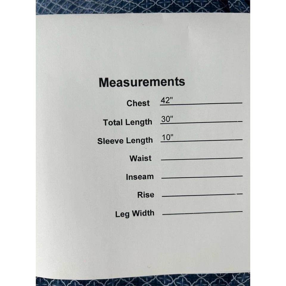 Daniel Cremieux Men's Blue Geometric Short Sleeve Button-Up Shirt Size M NEW - Image 2 of 4