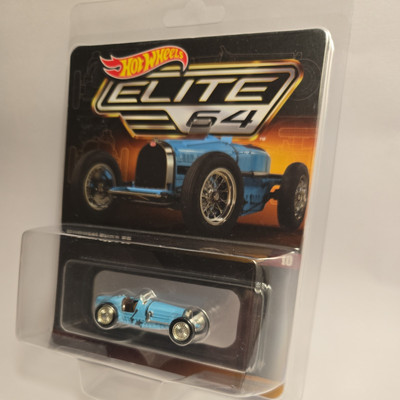 2024 Hot Wheels Elite 64 Bugatti Type 59 Blue 