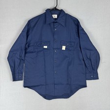 NWOT Vintage 1970s Big Mac Penneys Work Shirt Permanent Press USA Mens Large