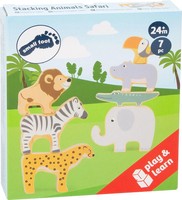 Stapeltiere Safari Spiel Brettspiel 11704 Deutsch 2021 small foot GmbH & Co. KG