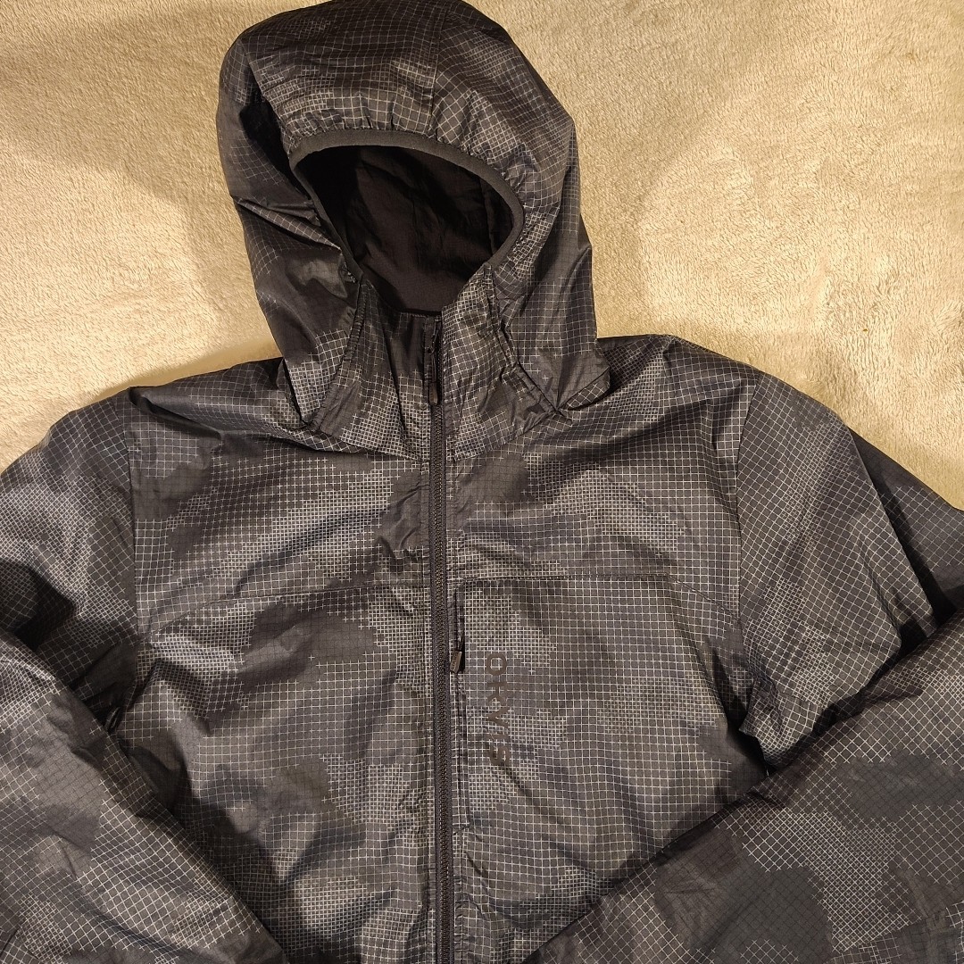 Men M Black Camo Flyfishing Primaloft Polartec