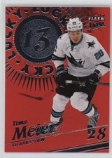 2025 Upper Deck Fleer Ultra Lucky 13 Red Achievement /199 Timo Meier #L13-4 1h4a