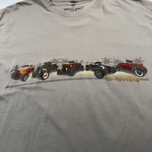 Paradise Shores Hot Rod Kings T-Shirt Herren XL Oldtimer Hot Rod Grafik Tee - Bild 2 von 8