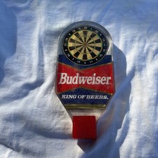 Vintage Budweiser Bud Light Dartboard Tap Han...