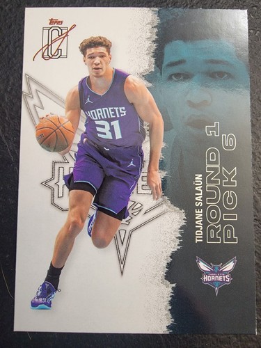 Tidjane Salaün – 2025-26 Topps Signature Class Basketball · Base Cards I #79 Tidjane Salaün