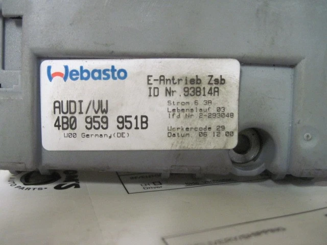 Used Sunroof Motor fits: 2001 Audi A6  Grade A - Изображение 4 из 4