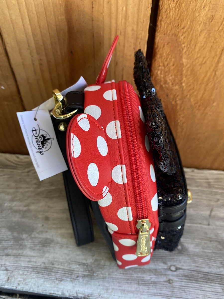 NEW with TAGS LOUNGEFLY DISNEY MINNIE MOUSE POLKA DOT BLACK  display picture 3