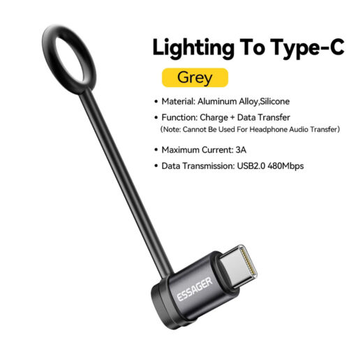 Type C To Lighting and Lighting To Type C For iPhone OTG Adapters Fast Charging - Picture 11 of 11
