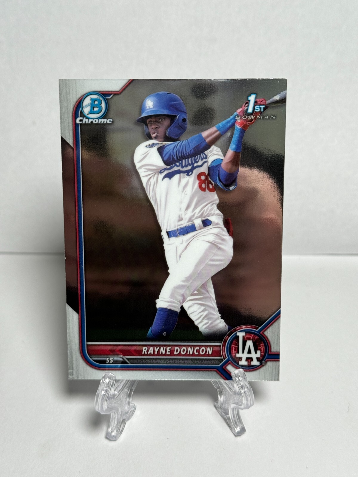 2022 Bowman Chrome 1st Rayne Doncon #BCP-202 Los Angeles Dodgers RC