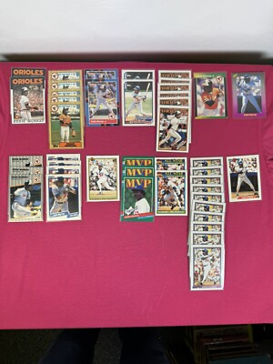 43 Cards (14 Unique) EDDIE MURRAY LOT | HOF & ROY | 8x AS And All Time Great! NM